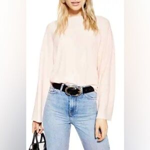 TOPSHOP Super Soft Cropped Sweater | Size 8